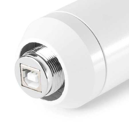 Mikrofon studyjny USB Vonyx CM320W ze statywem stołowym - biały