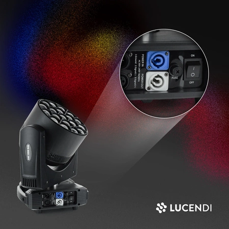 Głowa ruchoma BIGBEE285 19x15W LED Be Eyes Lucendi