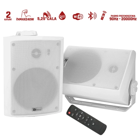 Zestaw kolumn instalacyjnych 240W 5.25" WIFI/BT PD WS50A