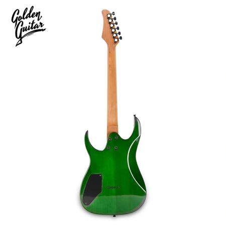 Gitara elektryczna superstrat - kompletny zestaw -Golden Guitar PSG-3 Zielony