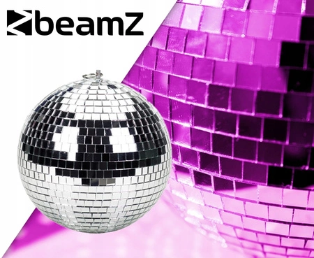 Zestaw: Kula lustrzana 20cm+ napęd sieciowy BeamZ