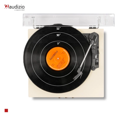 Gramofon RP113C Audizio wejście/wyjście BT kremowy