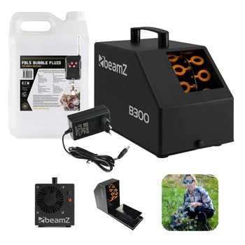Zestaw: Wytwornica baniek B300 pilot z płynem do baniek Beamz
