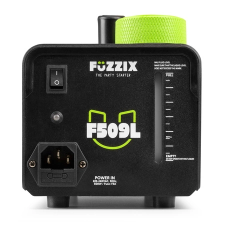 Wytwornica dymu F509L z efektem LED RGB Fuzzix+ płyn gratis
