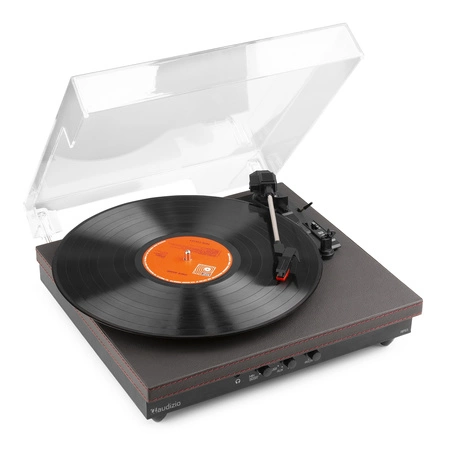 Gramofon RP113B z wejściem/wyjściem BT czarny Audizio
