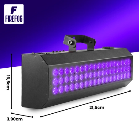 Belka reflektor UV LED BAR 54x 3W Firefog