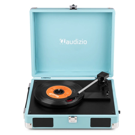 Gramofon w walizce RP111BL Audizio niebieski