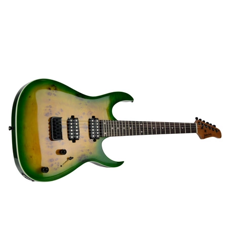 Gitara elektryczna - kompletny zestaw -Golden Guitar PSG-3 Zielony