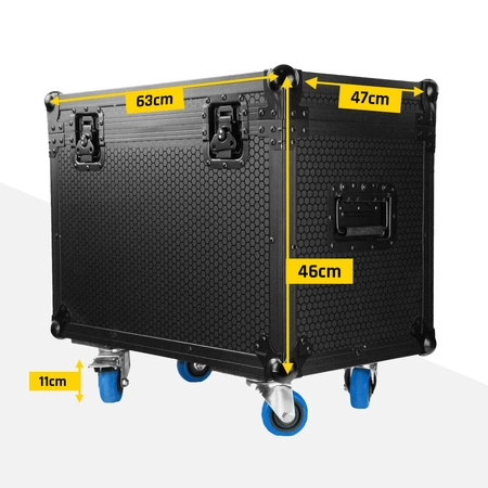 Uniwersalny case transportowy na dwie głowy ruchome Lucendi WASHY285 oraz 150.384