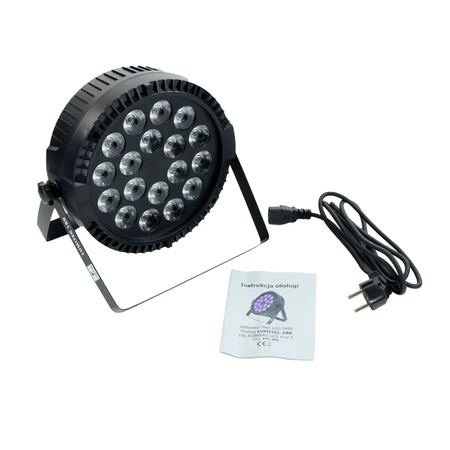 Reflektor PAR LED DMX Firefog LUMITEC 180 18x RGBWAU LED 6-w-1