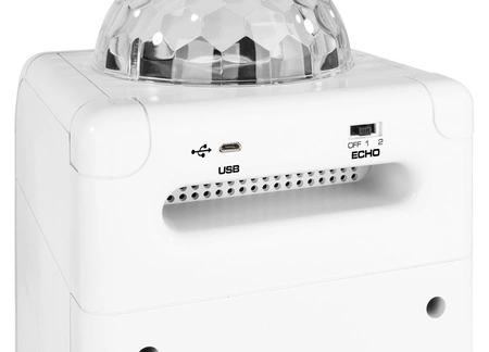 Głośnik karaoke Bluetooth efekt LED Vonyx SBS50W