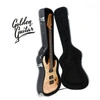 Gitara elektryczna superstrat- zestaw z futerałem -Golden Guitar naturalny 
