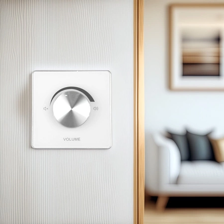 Regulator głośności 50W/100V- ARG5 srebrne szkło Audioport