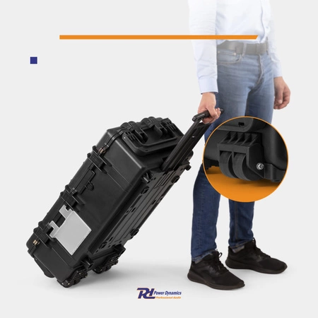 Uniwersalna walizka transportowa case GIGCase42T - IP67 - kolor czarny Power Dynamics