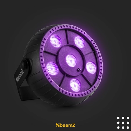 Zestaw: 4x Reflektor bateryjny ultrafiolet Beamz