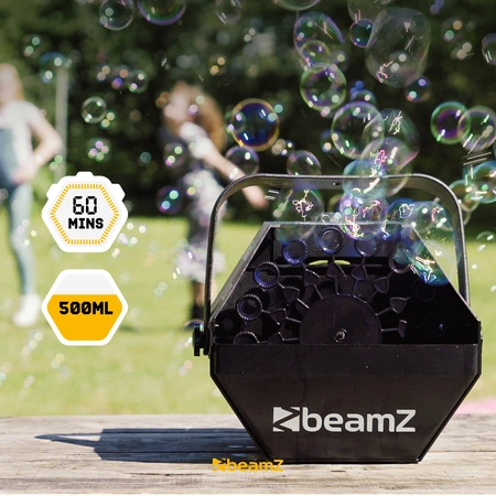 Zestaw: Wytwornica baniek BeamZ B500+ płyn do baniek 1l