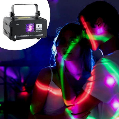 Laser dyskotekowy 400 mW RGB Firefog