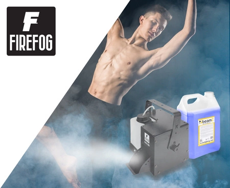 Zestaw: Wytwornica dymu mgły HAZE 500 Firefog+ płyn do dymu hazer 5L