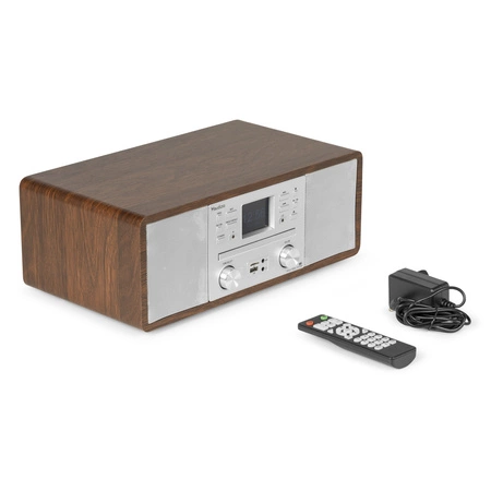 Radioodtwarzacz Avola CD/BT/DAB+/WIFI brązowo-biały Audizio