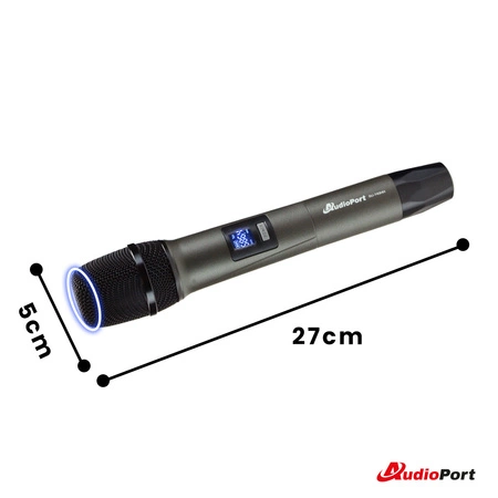 Zestaw mikrofonów bezprzewodowych doręcznych UHF Audioport SU-740HH