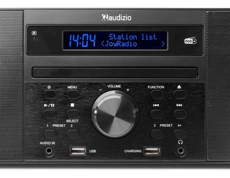 System muzyczny PRATO ALL-IN-ONE USB CD / DAB+ brązowy Audizio