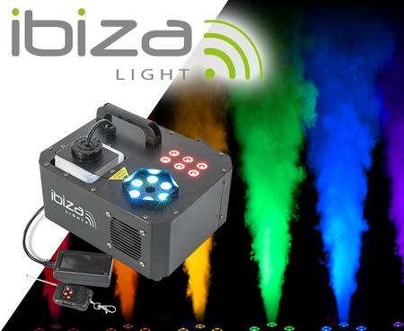 Wytwornica dymu pionowego SPRAY-COLOR-1000 1000W z LED RGB