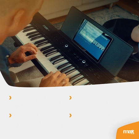 Pianino cyfrowe ważone pełnowymiarowe 88-klawiszowe RhapsodyDP88P Max + statyw