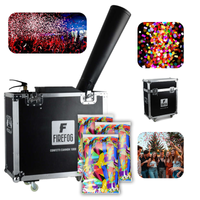 Zestaw: Wyrzutnia konfetti na CO2 CANNON 1000+ case Firefog+ konfetti wielokolorowe 3x5kg