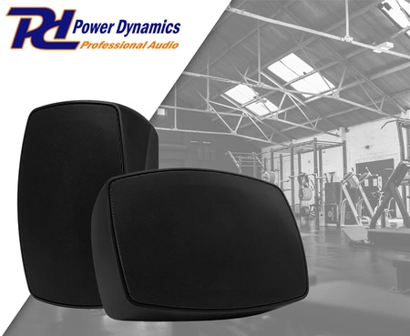 Zestaw kolumn instalacyjnych BHW50BK 5" 80W 100V Power Dynamics