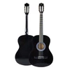 Zestaw: Gitara klasyczna 4/4 38 kolor czarny GK38CZ Golden Guitar+ pokrowiec+ tuner+ struny+ kostki