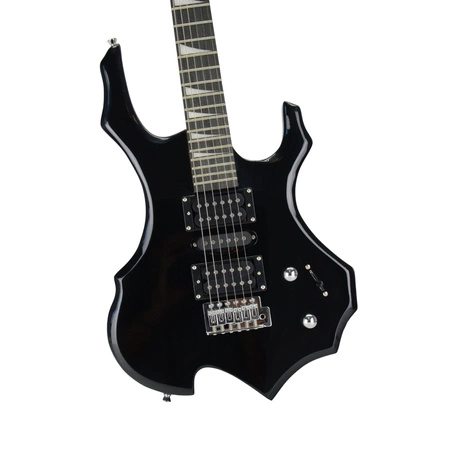 Gitara elektryczna - kompletny zestaw -Golden Guitar RFL-5 Czarny