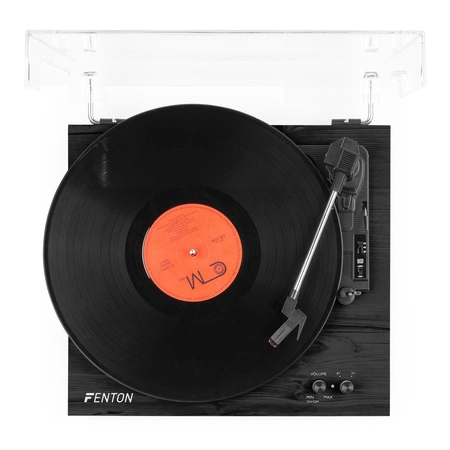 Gramofon RP165B Fenton głośniki BT czarny