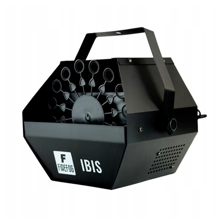 Zestaw: Wytwornica baniek 60W Ibis pilot Firefog czarna + płyn 1L