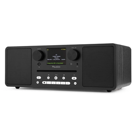 Miniwieża Audizio CD/BT/DAB+/radio internetowe czarne