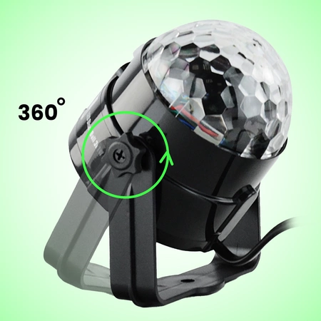 Półkula disco LED Disco Ball 3x1W pilot Firefog