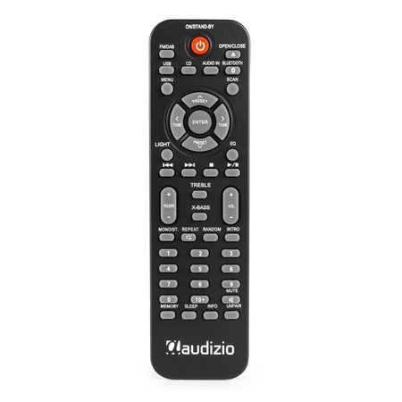 Miniwieża stereofoniczna Tours Audizio czarna