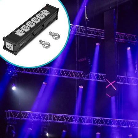 Rozdzielacz zasilania PD Connex PSB27 P-Con IN – 7x P-Con OUT