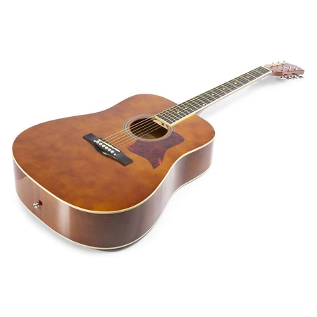 Zestaw: Gitara akustyczna Max Solojam Western ciemny naturalny+ akcesoria