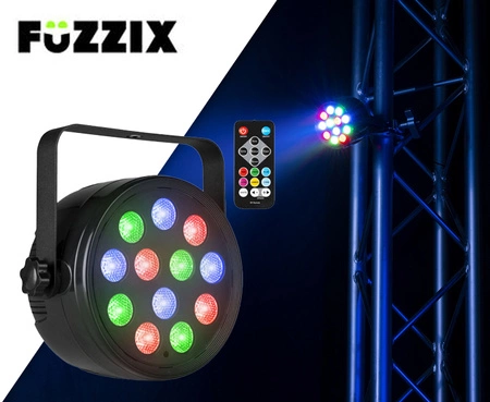 Reflektor PAR Fuzzix PLF12 Party Par RGB DMX