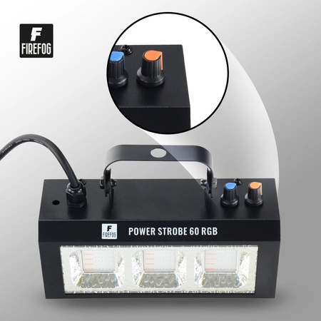Stroboskop LED POWER STROBE 60 RGB Firefog