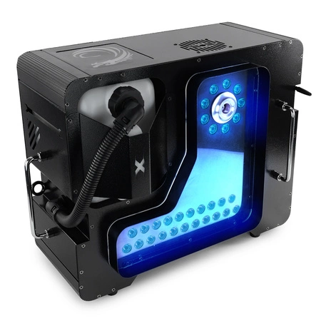 Zestaw: Wytwornica dymu pionowego i poziomego ARES 3000LED Firefog+ płyn 5l