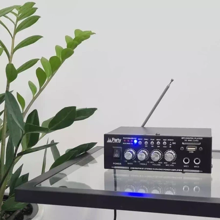 Wzmacniacz karaoke 2x 25W Party Light&Sound PLS1250USB-RC