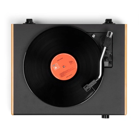 Gramofon z głośnikami vintage RP335BB jasny brąz Audizio