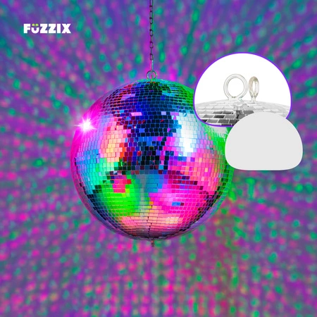 Zestaw: Kula lustrzana 40cm MB40 Fuzzix+ napęd+ pinspot