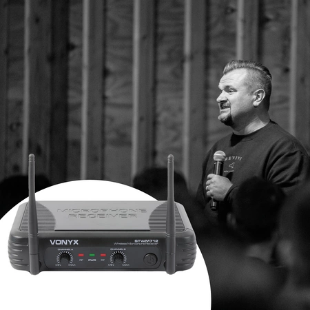 Zestaw mikrofonów bezprzewodowych Vonyx STWM712