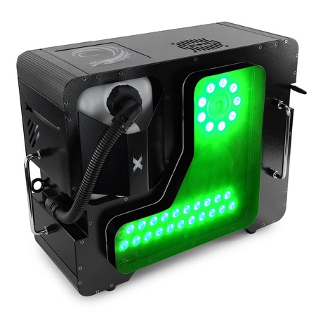 Zestaw: Wytwornica dymu pionowego i poziomego ARES 3000LED Firefog+ płyn 5l