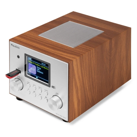 Radio Audizio Vieste DAB+ z subwooferem, srebrne