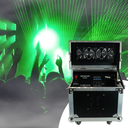 Wytwornica mgły Hazer olejowy 600W pilot bezprzewodowy