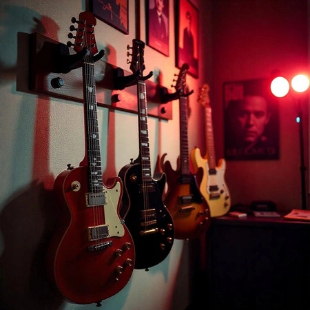 Statyw gitarowy ścienny Hardman