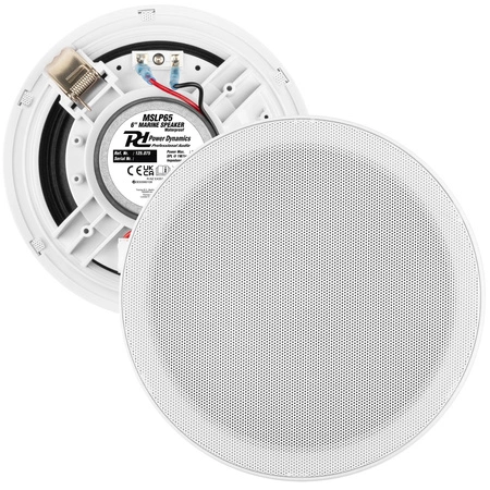 Zestaw głośników sufitowych Power Dynamics MSLP65 6" niskoprofilowych o mocy 100 W
